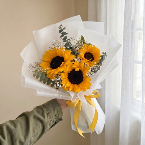 Ramo de 3 girasoles